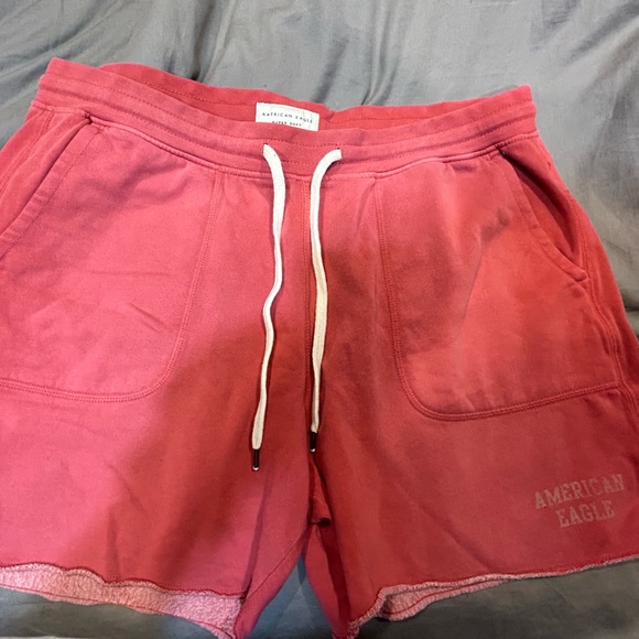 Saturated Red American Eagle summer shorts - Picture 3 of 5